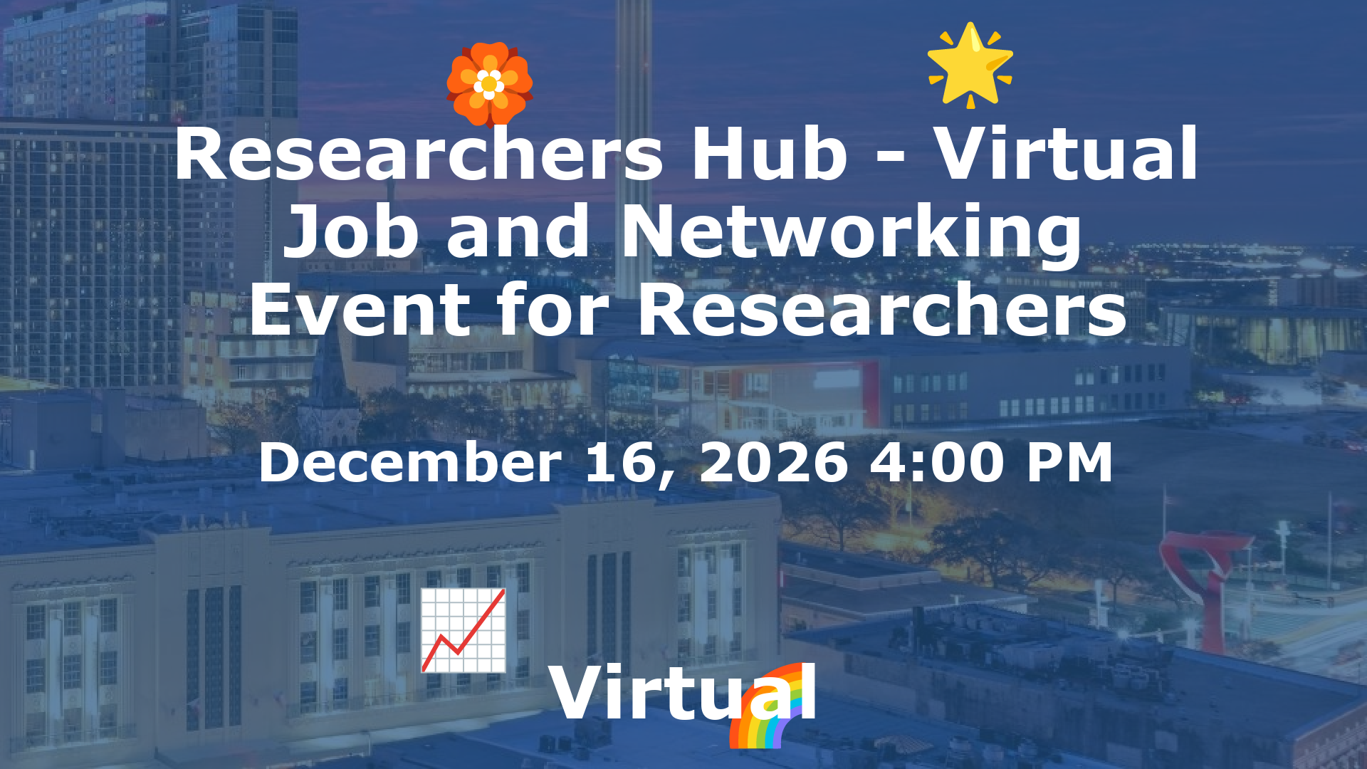 Researchers Hub - Virtual Job and Networking Event for Researchers event image